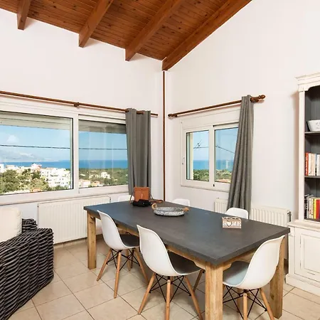 Plaque Panoramic Seaview Villa Chania (Crete)